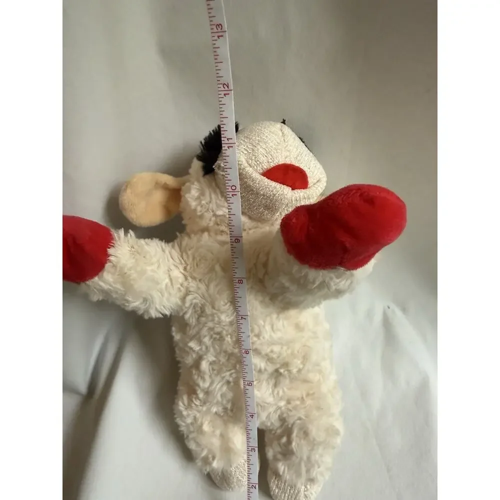 Lamb Chop Dog Plush Toy - Squeaky Toy for Small & Medium Dogs - Extra Soft Plush